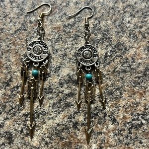 Shotgun shell earrings